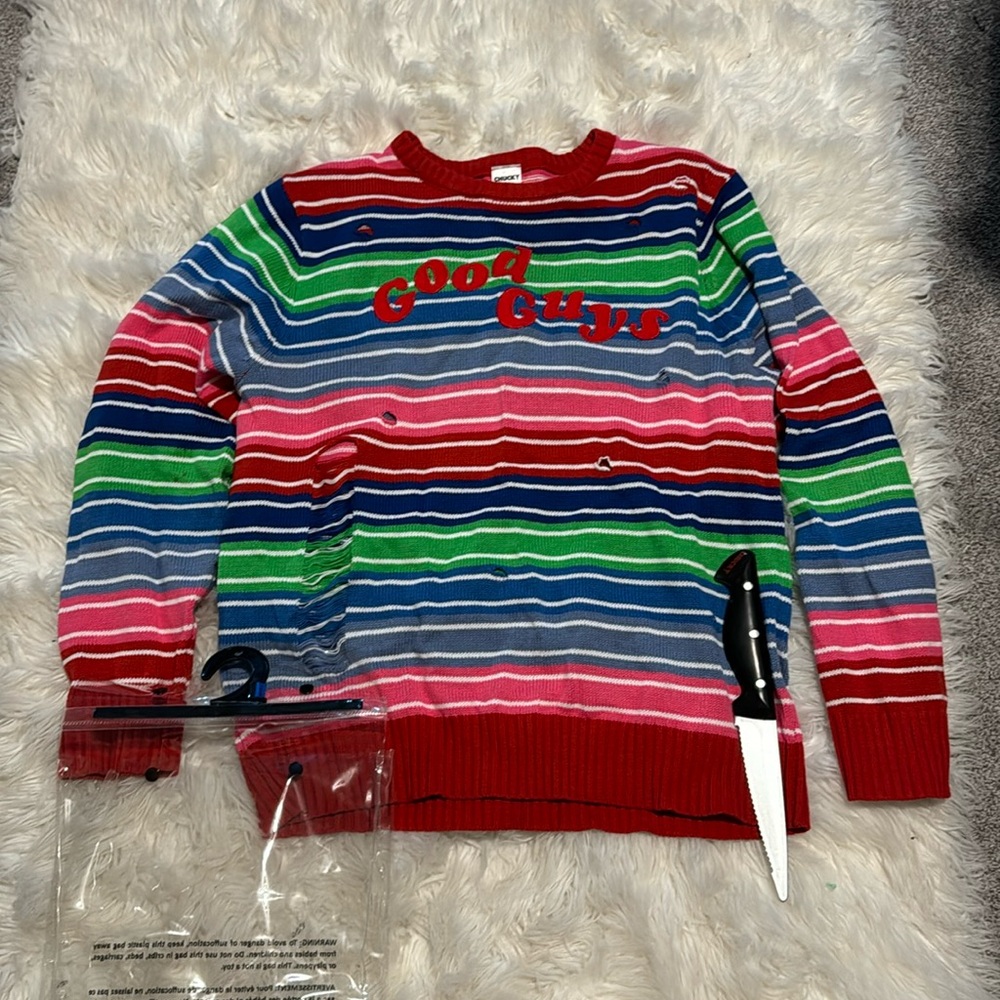 Chucky, good guy extra large costume shirt